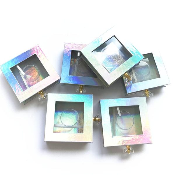 

wholesales crystal handle 25mm false eyelashes packaging box lash boxes custom logo fake 3d mink lashes glitter case emptymakeup wmtbei