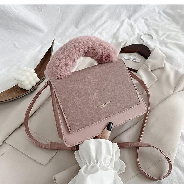 

shoulder bags women pu leather girls brief flap women's casual messenger crossbody