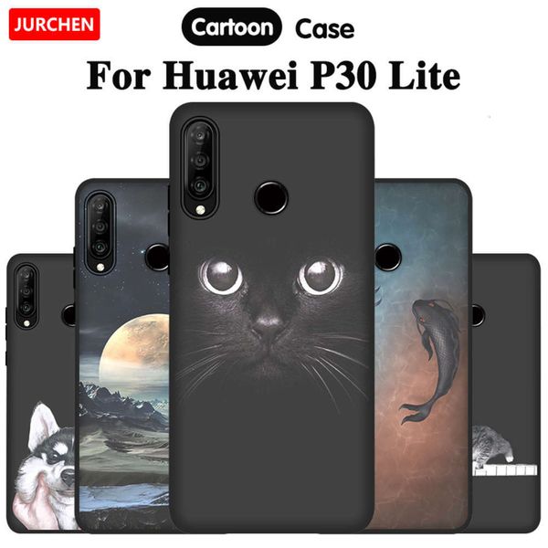 

jurchen huawei p30 lite cartoon mobile phone cover, huawei p30 lite tpu soft silicon mobile phone cover, 2019