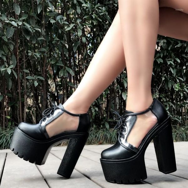 

summer new sandals high-heeled muffin bottom shoes british wind waterproof summer spring and autumn sandals1, Black