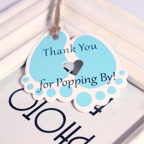 

500pcs kraft paper thank you for coming baby shower decorations tags hanging star tags crafts birthday party decoration tags h sqcnfr