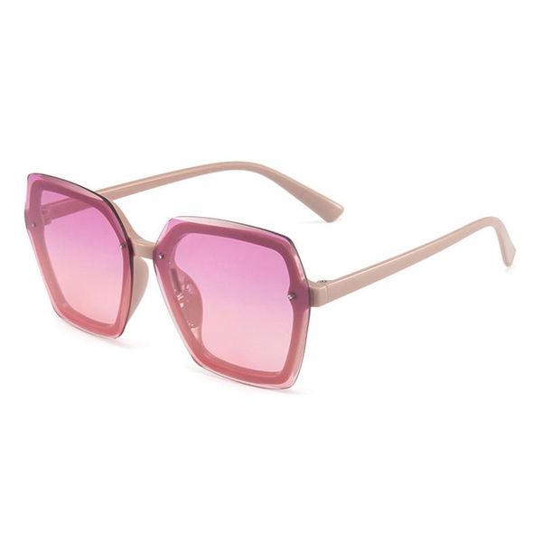 

sunglasses rimless square oculos female eyewear oversized women okulary sun glasses shades trendy lady anti-uv gafas, White;black