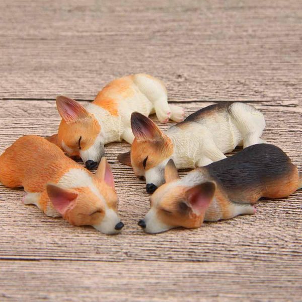 

home decor accessories message note series kawaii corgi shiba inu pvc action figures fridge magnets refrigerator paste wmtsbm