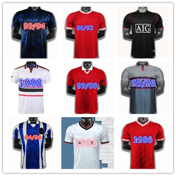 

retro classic man utd beckham cantona ronaldo rooney jerseysscholes g.neville andy cole chicharito giggs scholes carrick soccer football, Black;yellow