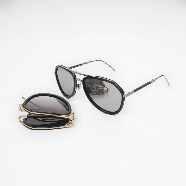 

foldable metal frame uv400 lens sunglasses