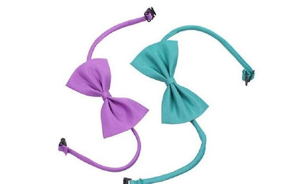 

19 colors adjustable pet dog bow tie dog tie collar flower accessories decoration supplies pure color bowknot wmtukp bdedome
