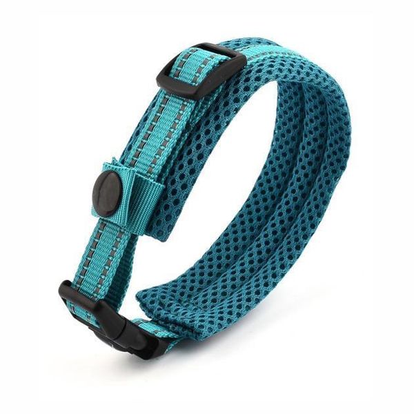 

nylon dog collars comfortable adjustable mesh padded reflective pet dog collar necklace for dog training outdoor