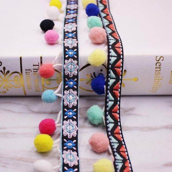 

10yards lot little ball lace ribbon tassel cotton tassels trimming fringes diy for sewing bed sheet clothes curtains decoration h jllfgb