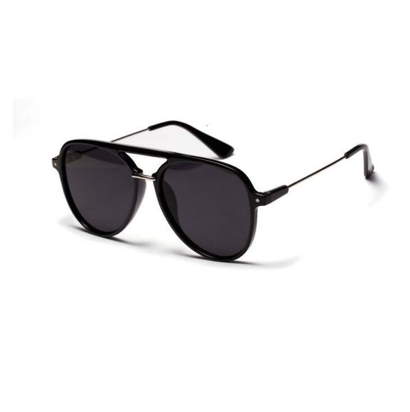 

2021 new colorful fashion multi color sunglasses women designer metal plastic shades party eyewear show gafas de sol mujer wffn, White;black