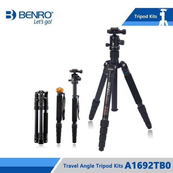 

benro a1692tb0 tripod aluminum tripod monopod for camera with b0 ballhead carrying bag max loading 8kg dhl