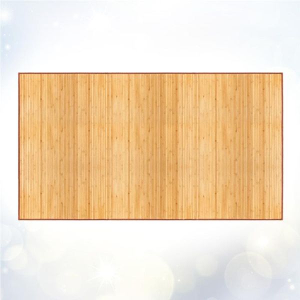 

non-sliding waterproof bamboo floor mat natural