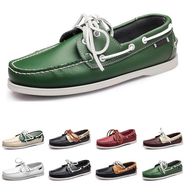 

2021 new men running shoes black white beige dark red navy blue mens fashion trainer sneakers outdoor jogging walking size 40-45