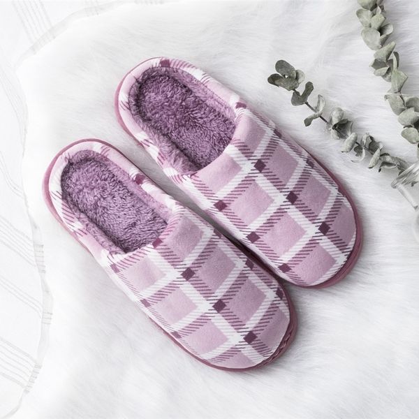 

shofort women shoes home warm cozy winter slippers soft thick anti-slip bottom house slippers indoors y201026, Black