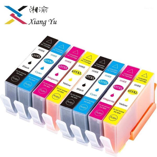 

8pcs 655xl compatible ink cartridge replacement 655 cz109 for deskjet 3525 5525 4615 4625 4525 6520 6525 6625