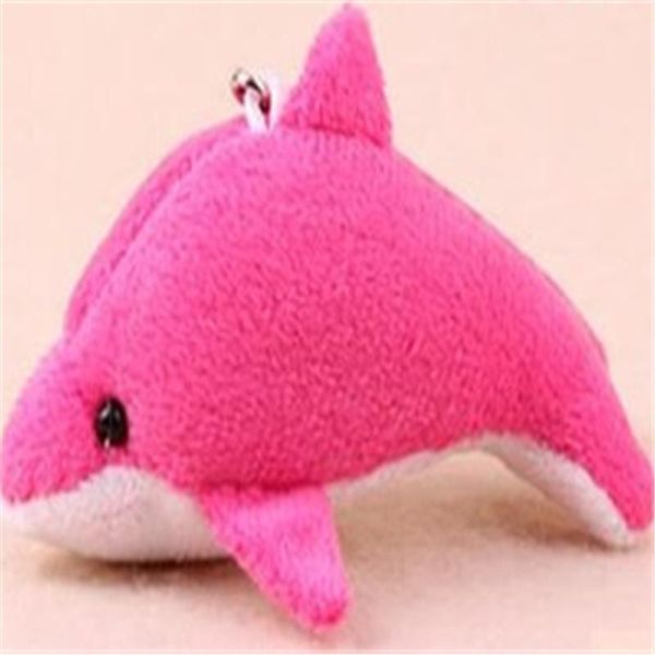 

cute 8colors stuffed dolphin 5cm plush toy doll string pendant decor plush toy soft dolphin toy wmtsxl