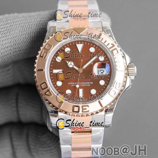 

v11 version brown big date dial 116621 silver 316l steel case 78801 mens watch 3135 automatic mechanical steel bracelet watches, Slivery;brown