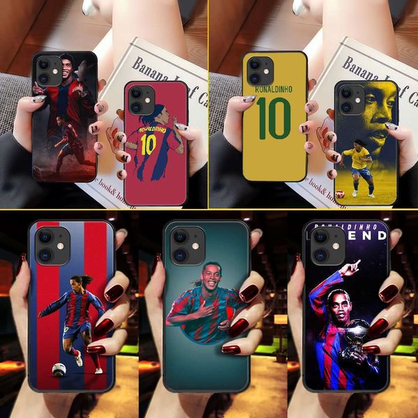 

sewqronaldinho - football mobile phone case vip 5, 5s, se, 2, 6, 6s, 7, 8, 11, 12, mini plus, x, xs, xr, pro max, black, 3dvtrvgt