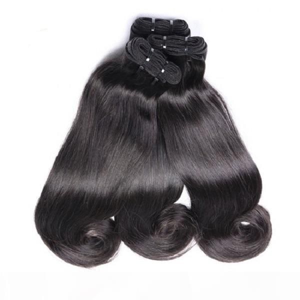 

human hair double drawn funmi virgin cuticle aligned nigeria egg curls double drawn funmi spring hair bundles, Black