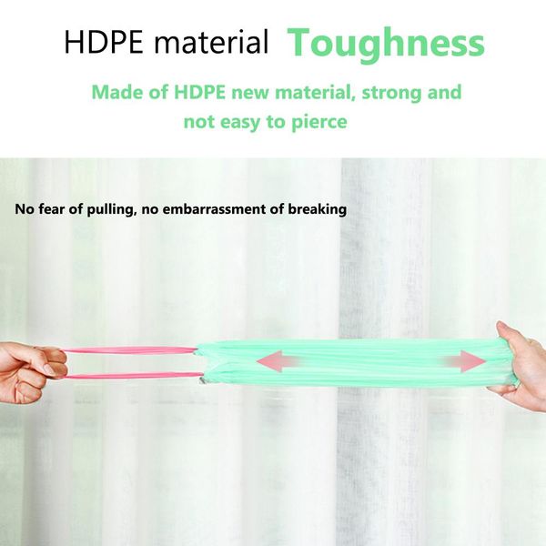 

pe pull струна мешок для мусора цветной точка сломанный портативный мешок для мусора максимация закрытие и утолщенная машина для мусора сша