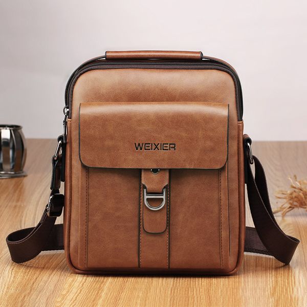 

2020 of vintage-colored solid crossbody new fashion put leather messenger designer bags man bag for present 5svr