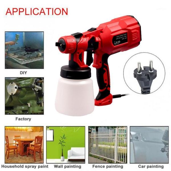 

220v 800ml electric spray gun high power home electric airbrush 1.8mm 550w spray gun paint paint sprayers woodworking sprayer1