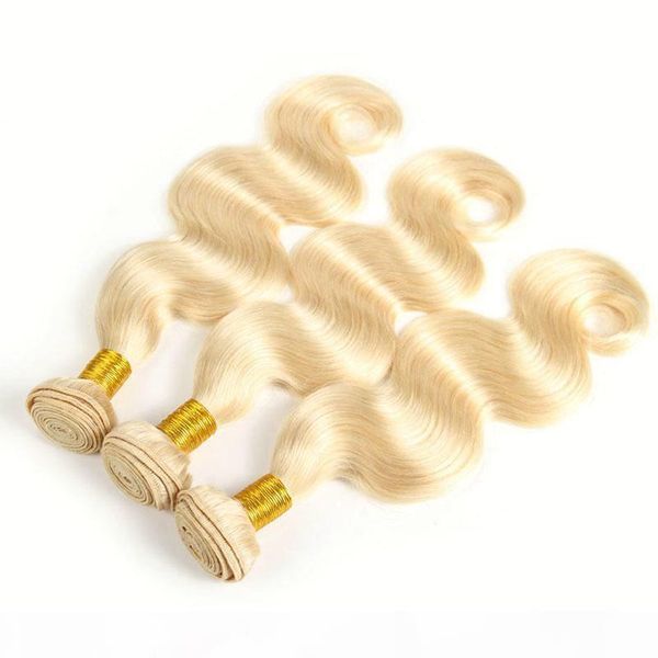 

whosaler price 95g pc 3pcs lot brazilian peruvian indian hair weave bundles blonde 613 human virgin hair body wave,dhl, Black