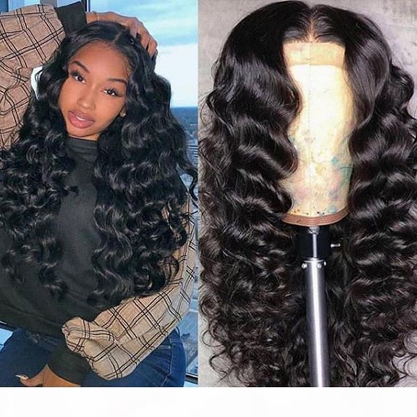 

curly human hair wigs pre plucked with baby hair mi lisa remy peruvian wigs glueless lace front human hair wigs for black women 150 density, Black;brown