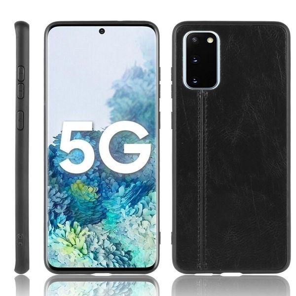 

for galaxy s20s20 5g shockproof sewing cow pattern skin pc pu tpu case