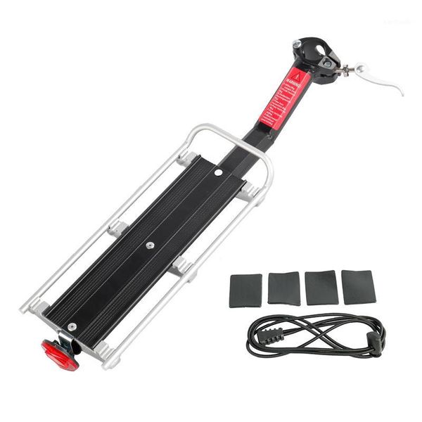 

car & truck racks deemount bicycle cargo carrier rear luggage alloy rack quick release mount seat post install optional front fork trunk1