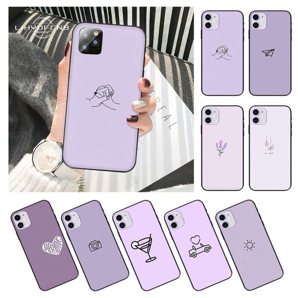 

samsung a6 a6s a9 a7 a8 a30 a31 a40 a10 a20 a530 mobile phone purple shading cover