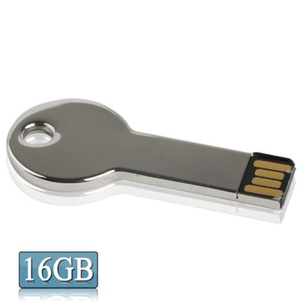 

Silver Metal Key Style USB 20 Flash Disk