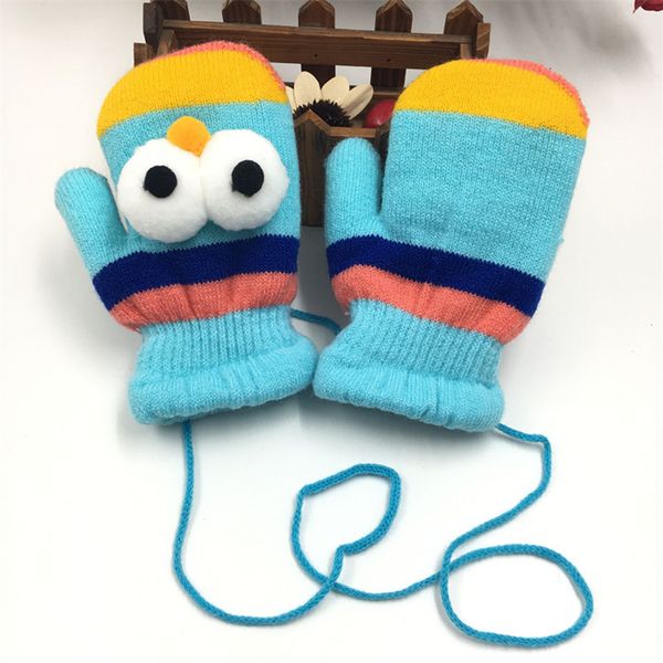 

factoryolv3girls christmas winter baby knitted boys glove children crochet gloves warm mittens