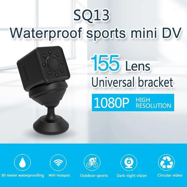 

sq13 mini cameras security system camera action go cam pro sport ultra 4k camera sport 1080p 30fps webcam support 32g tf1