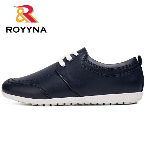 

royyna new designers popular flat heel shoes man casual sneakers men walking shoes outdoor leisure footwear 201125, Black