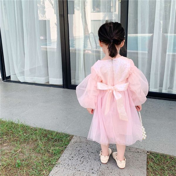 

xinheca girl's children's spring 2021 aisha gauze lovely sweet princs drs 1012 49go86gom02m, Red;yellow