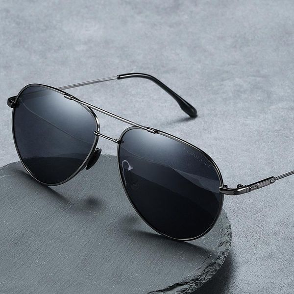 

new memory frame flying polarized sunglasses male outdoor driving sunglasses day and night toad color changing glasses, White;black
