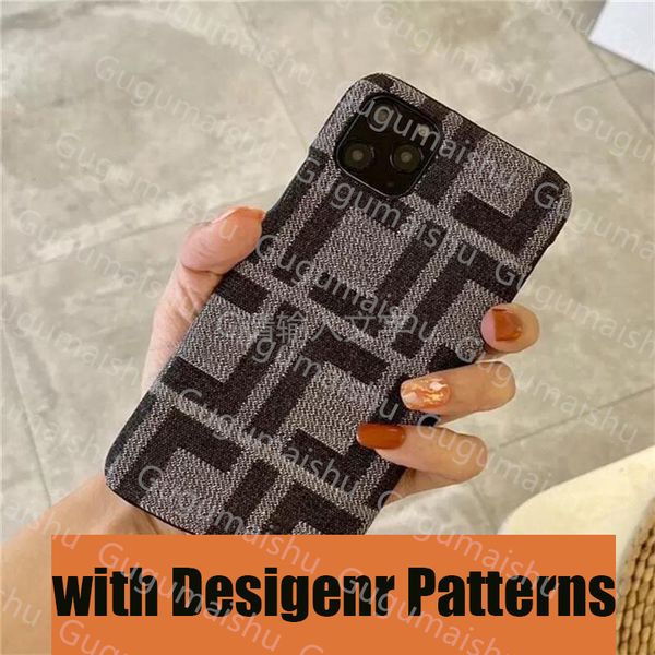 

fashion luxurys phone cases for iphone 13 pro max 12 mini 11 xr xs xsmax pu leather cover with box