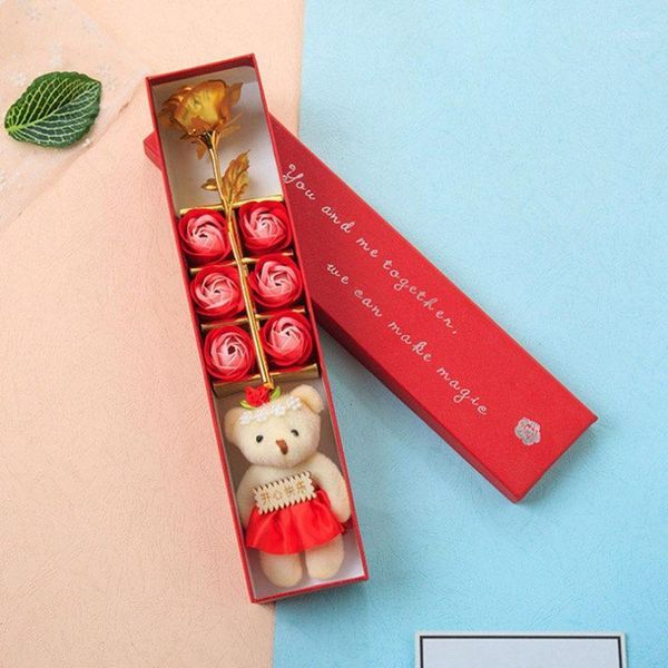 

preserved eternal roses heads in box dry natural fresh flowers forever rose newyear valentine's day gift1