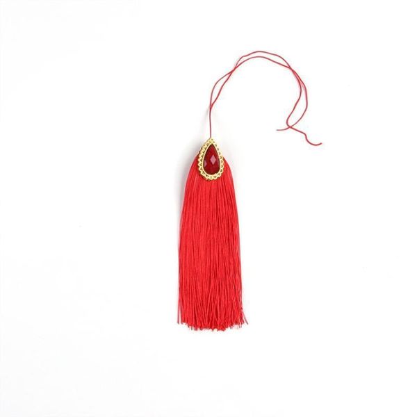 

5pcs red gem tassel pendant fringe diy jewelry make accessories craft tassels handmade home textile garment sewing decoration h qylwdw