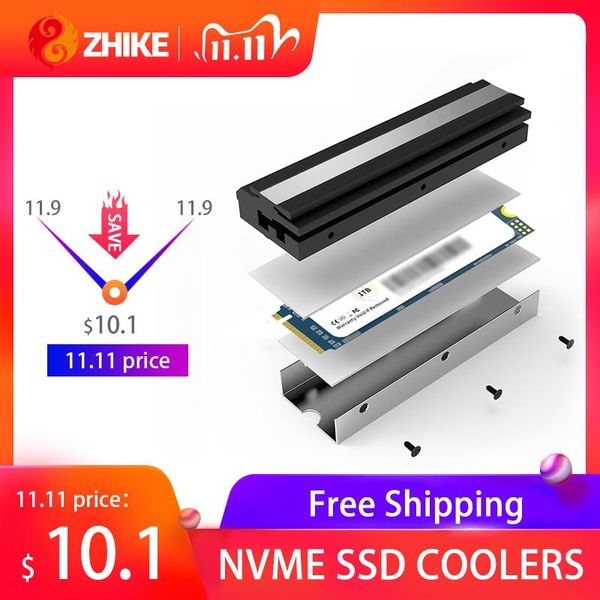 

heatsink 2280 nvmw ssd solid state drive coolers ssd office aluminum alloy m2 radiator cooler for deskpc computer