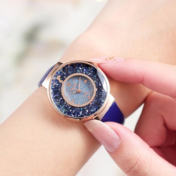 

reloj mujer 2021 мода женщины часы женские платье алмазные кварцевые часы дамы повседневная кожаный ремешок часы relogio feminino sqcriy, Silver