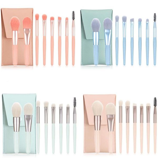 

makeup brushes 8pcs/set cosmetics tools women gift including pack eye shadow foundation powder eyeliner eyelash