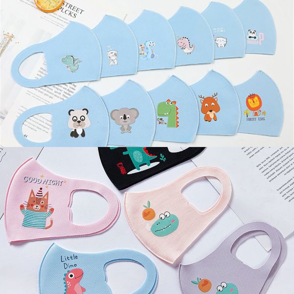 

kids ice face masks mask silk fashion thin protection section dust-proof smog animal cartoon facemask