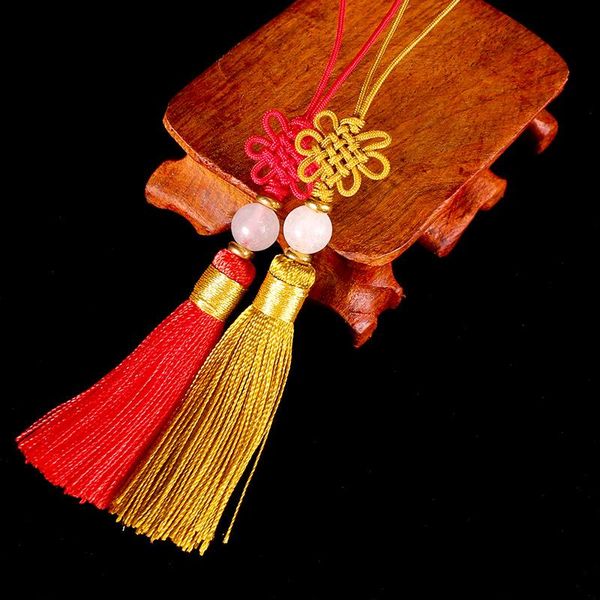 

30pc mini chinese round bead tassel fringe jewelry curtain making decorative accessories diy key bag trim tassels craft pendant h jllrfc