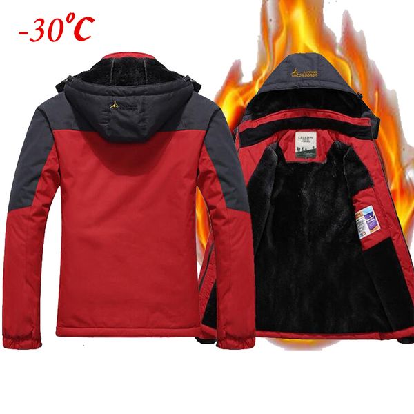 

2021 new parka men windbreak plus velvet thick warm windproof fur coats male hooded anorak men's winter jackets ahov, Black;brown