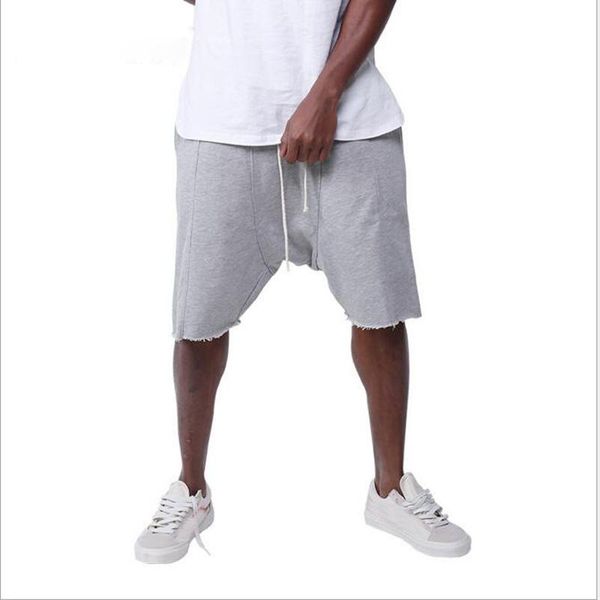 

summer shorts men 2020 casual shorts trunks fitness workout man breathable cotton gym short trousers, White;black