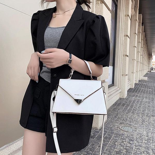 

shoulder bags black small for women 2021 lady handbag casual all-match girl's bag lock tide cross body female white