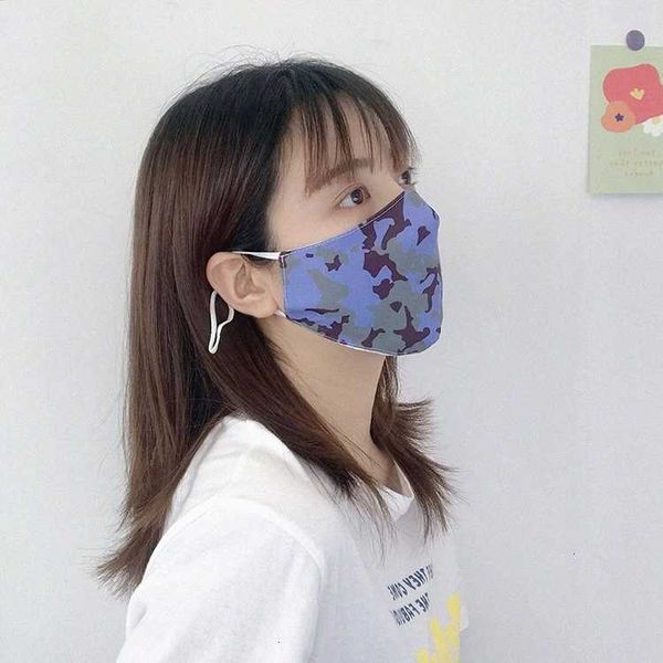 

doube earloop layer camo print face camouflage 4 color anti dust mouth mask outdoor cotton masks cover gga3509-5 uouw#