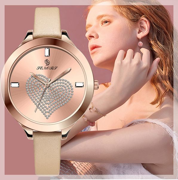 

new women ladies luxury delicate rhinestone watches quartz frosted dial female bracele watch 201118, Slivery;brown