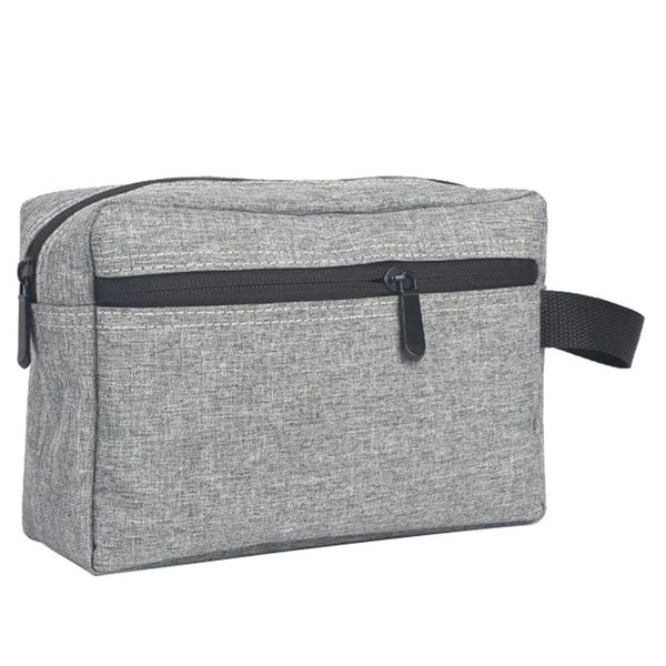 

gray 1 pc travel men wash bag waterproof makeup bag toiletry wash kit storage pouch for women cosmetic